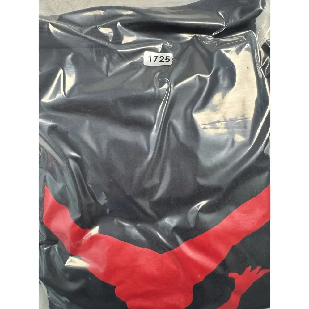 Jordan Air Jumpman Logo Graphic T-Shirt Black Red Men’s Size S